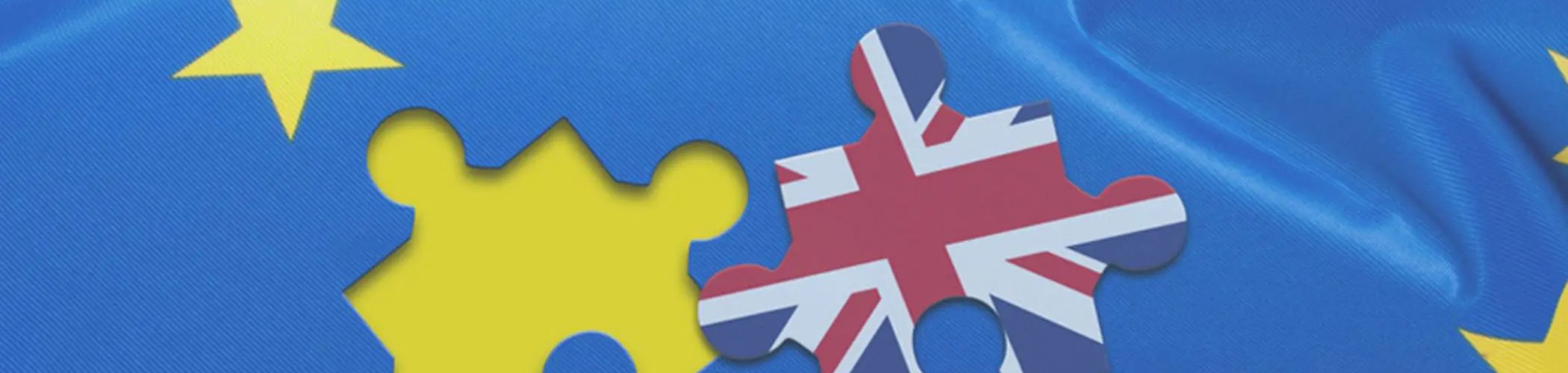Puzzle pieces representing the European Union and the United Kingdom, illustrating Brexit and EU–UK relations
